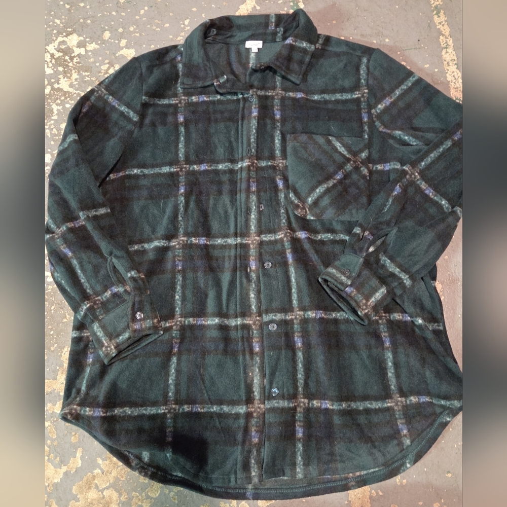 Shacket - Green Plaid